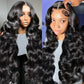 QualiCurls 180% Density 13x6 Lace Front Wig Brazilian Body Wave Human Hair Lace Wigs