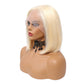 Lace Front Wigs Human hair T1B/Rose Pink Colored Short Bob Wig 13x4x1 T-Part Pre Plucked Middle Part 150% Density Wig for Women Regular price