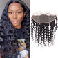 100% Unprocessed Human Hair 13x4 Loose deep Lace Frontal Natural Wave hair