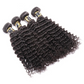 Deep Wave Human Hair Bundles With Closure Brazilian Hair Weave With Closure