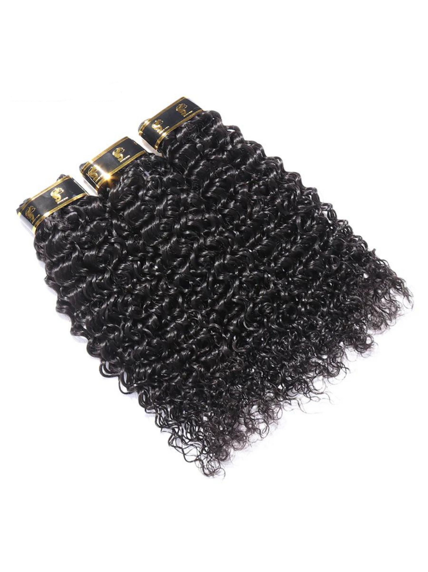 Italian Curly Human Hair Bundles with Closure Brazilian Virgin Hair