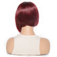 Burgundy Color Short Pixie Cut Human Hair Wig 99J 13x4 Lace Front Pixie Wig