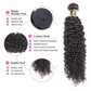 Kinky Curly Bundles With Closure 3 Bundles Virgin Human Hair