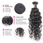 Water Curly Bundles With Closure 100% Human Hair 3 Bundles Hair