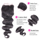 Human Hair Bundles With Closure 3 Bundles Body Wave Brazilian Hair With Swiss Lace Closure