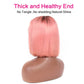 Lace Front Wigs Human hair T1B/Rose Pink Colored Short Bob Wig 13x4x1 T-Part Pre Plucked Middle Part 150% Density Wig for Women Regular price