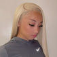 Brazilian Blonde Hair Straight 613 Color Ear To Ear 13X4 Lace Frontal Closure Pre Plucked Free Part Hair accessories